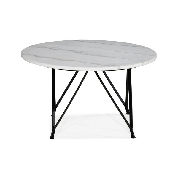 Ivy Bronx Carrie Coffee Table 80 Cm Round Marble Wayfair.co.uk